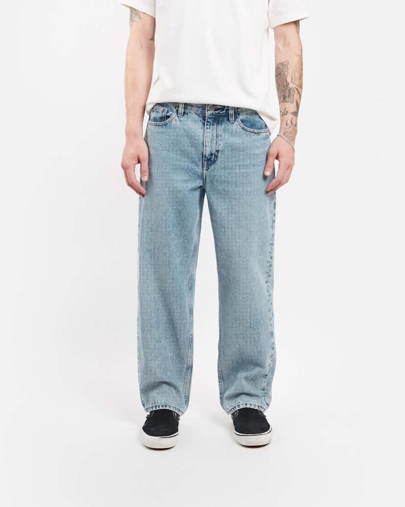 Baggy fit jeans in organic light vintage