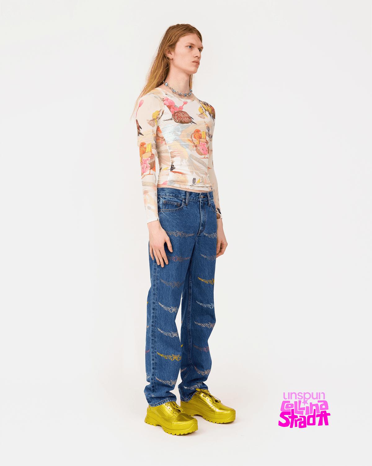 PUMA × Collina Strada フローラルリップストップ カーゴパンツ Collina Strada x unspun™ - Limited edition unspun custom